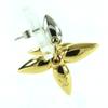 Excellent LOUIS VUITTON Pierce Bookle Dreille Louisette Pandan Gold M00630 Used