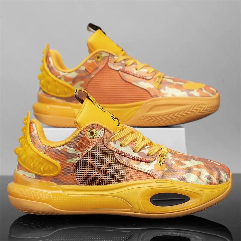 Fashion New Men Basketball Shoes Training Student Breathable Comfortable Non-Slip Sports Original Male Athletic Sneakers Shoes