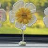 Adorable Shaking Sunflower Car Ornaments 2024 - Healing Center Console & Rearview Mirror Decoration