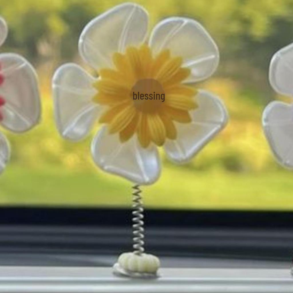 Adorable Shaking Sunflower Car Ornaments 2024 - Healing Center Console & Rearview Mirror Decoration