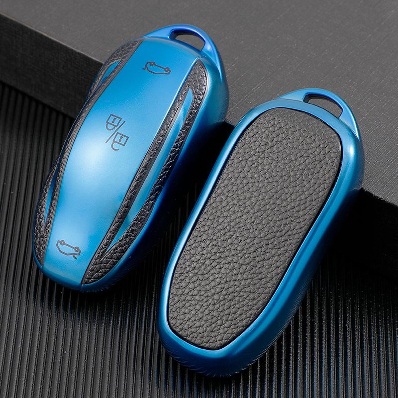 Tesla Model S/Model X/Model 3/Y Key Case Protective Shell with Buckle