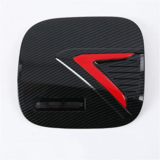Carbon Fiber Fuel Gas Tank Cap Cover Trim For Mitsubishi Eclipse Cross 2018-2022