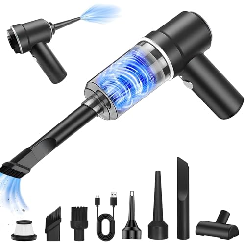 

[Amazon.co.jp exclusive] 2025 Handheld Vacuum Cleaner, Car Vacuum Cleaner, Handheld Vacuum Cleaner, 25000PA, Type-C, Rechargeable, Multifunctiona