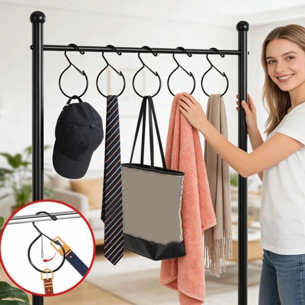 Rust-Proof Belt Hanger Heavy Duty Belt Organizer Hanger Hook Space Saver Dorm