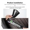 AAFO1 For Skoda 1/2PCS Carbon Fiber Car Seatbelt Shoulder Protector Cover Safety Belt Decoration Octavia A5 A7 RS Fabia Superb Rapid