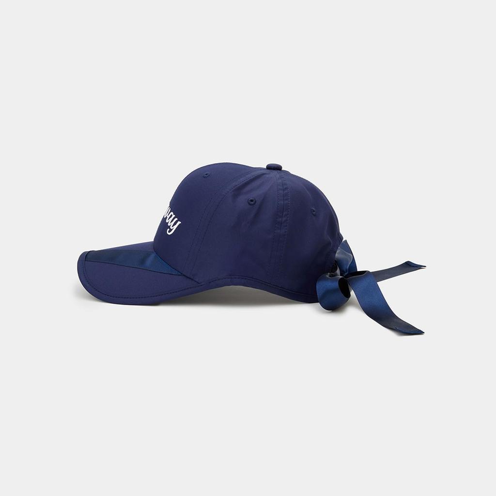 Callaway Women's Golf Cap (with Ribbon, Adjustable Size) C24191205 1120_Navy FR