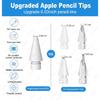 For Apple Pencil 1st 2nd 3rd USB-C Pro Tip For Apple Pencil Pen Nib Double Layer 2B HB 2.0 3.0 Soft Hard iPad Pencil Accessories
