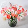 12Pcs Artificial Common Callalily Branch with Stem Realistic Reusable Home Wedding Party Faux Flower Floral Arrangement Decoration Photo Props