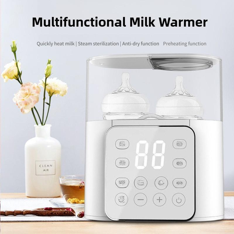2-in-1 Bottle Sterilizer Household Baby Constant Temperature Dual Bottle Milk Warmer Multifunctional Milk Heater