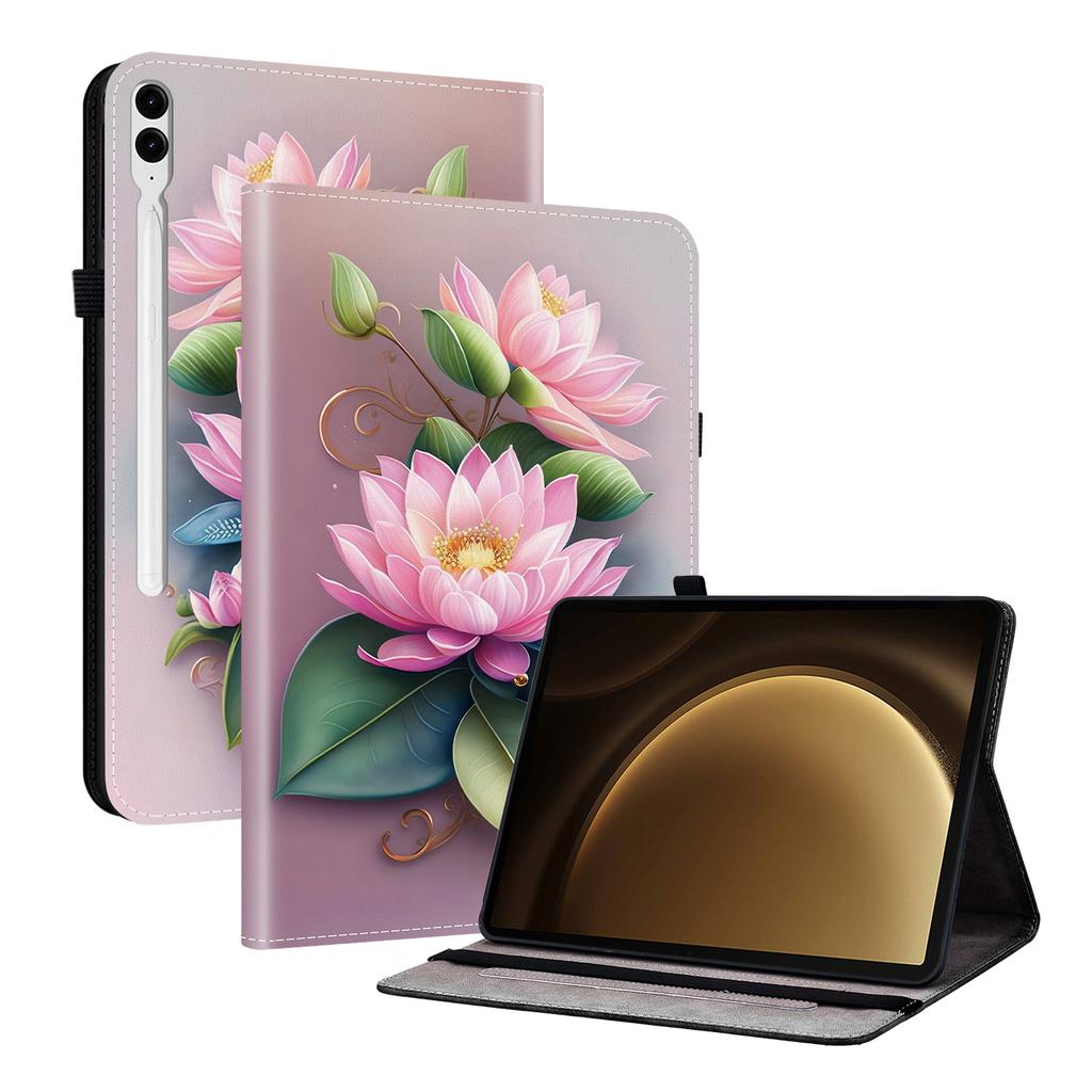 PU Leather Tablet Case for Samsung Galaxy Tab S10+ (12.4")-11 Styles! Durable,with 2 Stand Slots,Pencil Holder & Card Slots,Flexible TPU Back Cover