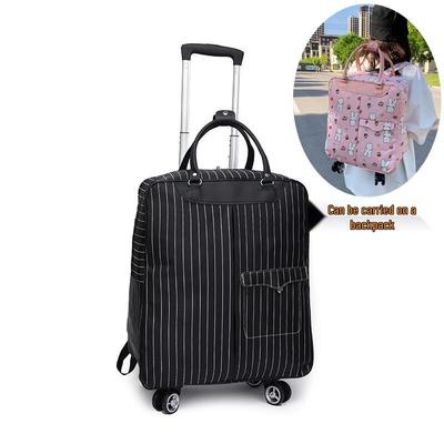 OEING Large Capacity Travel Duffle Bag with Wheels and Backpack Straps