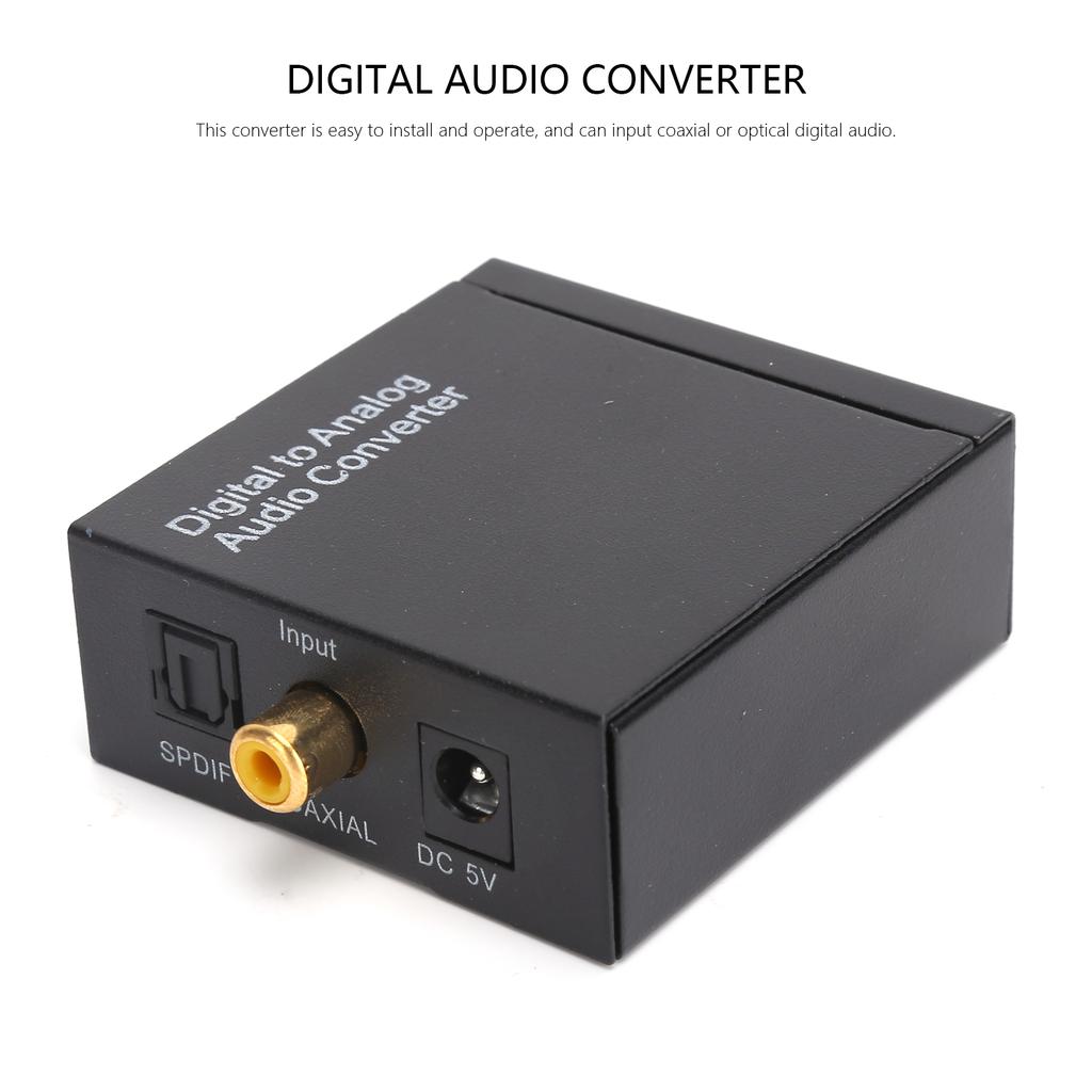 3.5mm   Adapter Digital Optical Coaxial to Analog   L R Converter for Home Professional   Switching(Host USB Cable Optical Cable   Cable