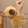 Fun Panda Animal Plush Wrist Band Monkey Simulation Capybara Slap Bracelet Soft Raccoon Plush Doll Slap Bracelet Christmas Toy
