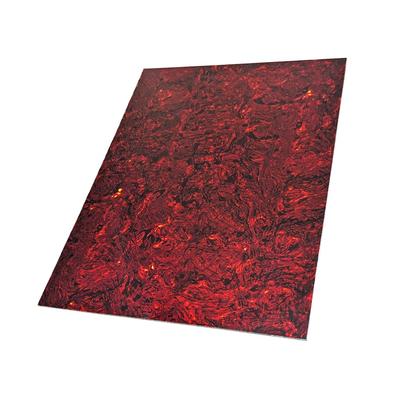 YJB PARTS Materiał na płytę maskującą 300 mm x 220 mm Wyprodukowano w Japonii Tortoiseshell (Czerwony 4P)