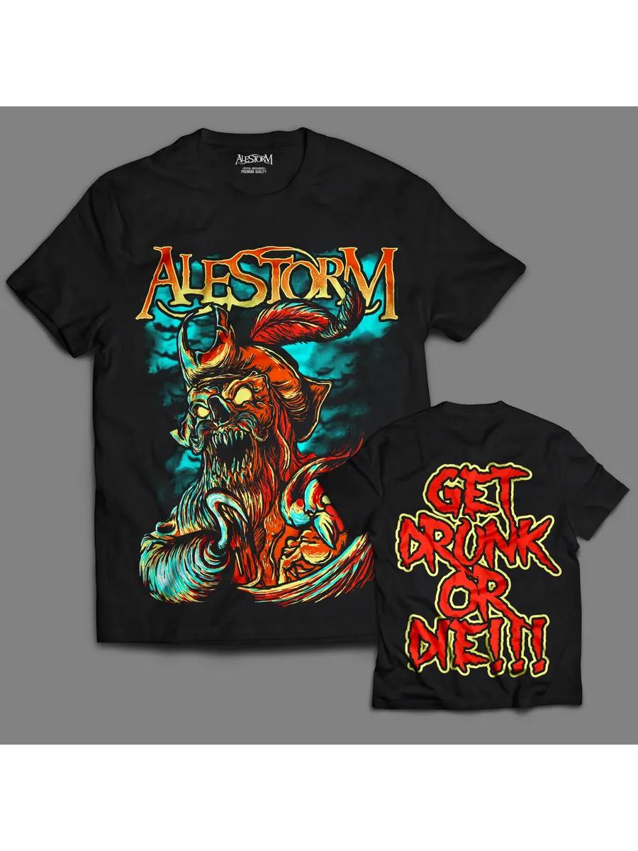 

Men s Alestorm Graphic T-Shirt, 100% Cotton Crew Neck Short Sleeve Tee, Casual Summer Top for Daily Wear and Gift S