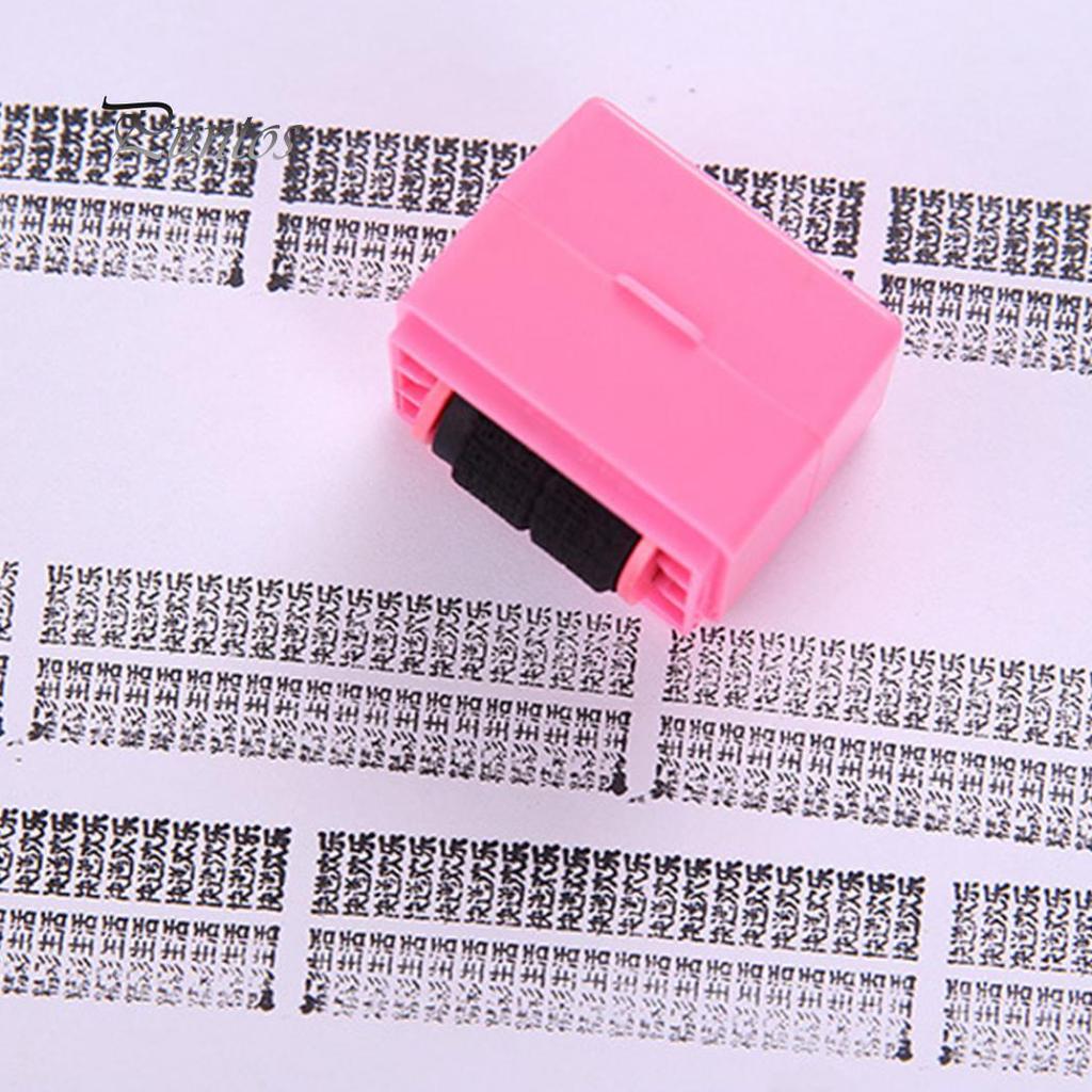 Nepořádné razítko ID Guard Mini Roller Razítko Samobarvící razítko ochrany soukromí