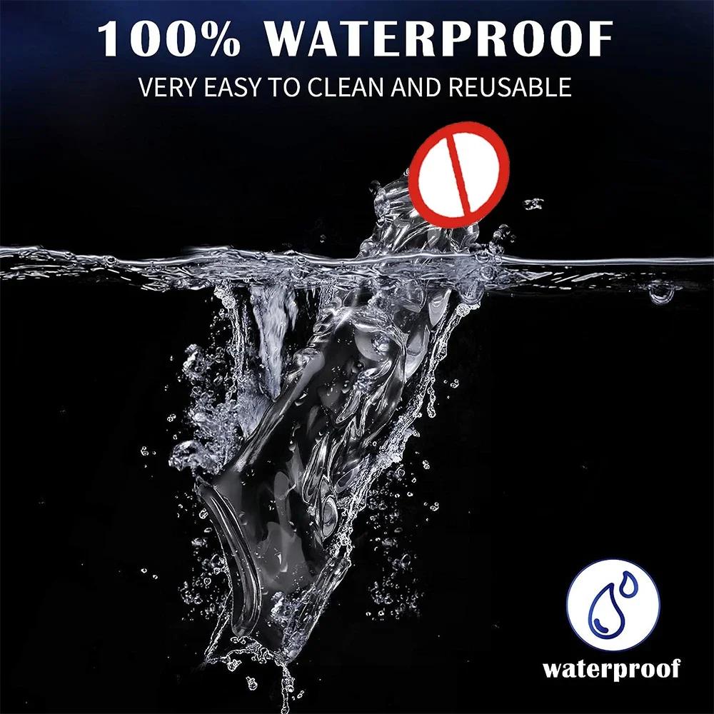 Penis Sleeve Extensions Men's Condoms Enlargement Delay Vibrators Crystal Penis Cock Ring Vibrating Penis Cover Sex Toys For Men