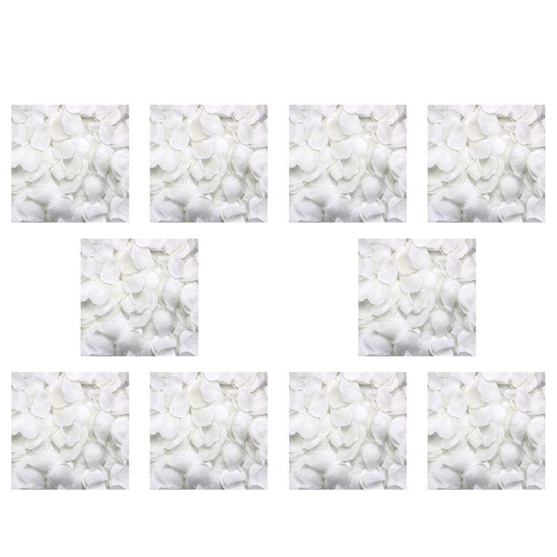 

ABUL-5000 Rose Petals Scattered White Decoration Wedding Party белый