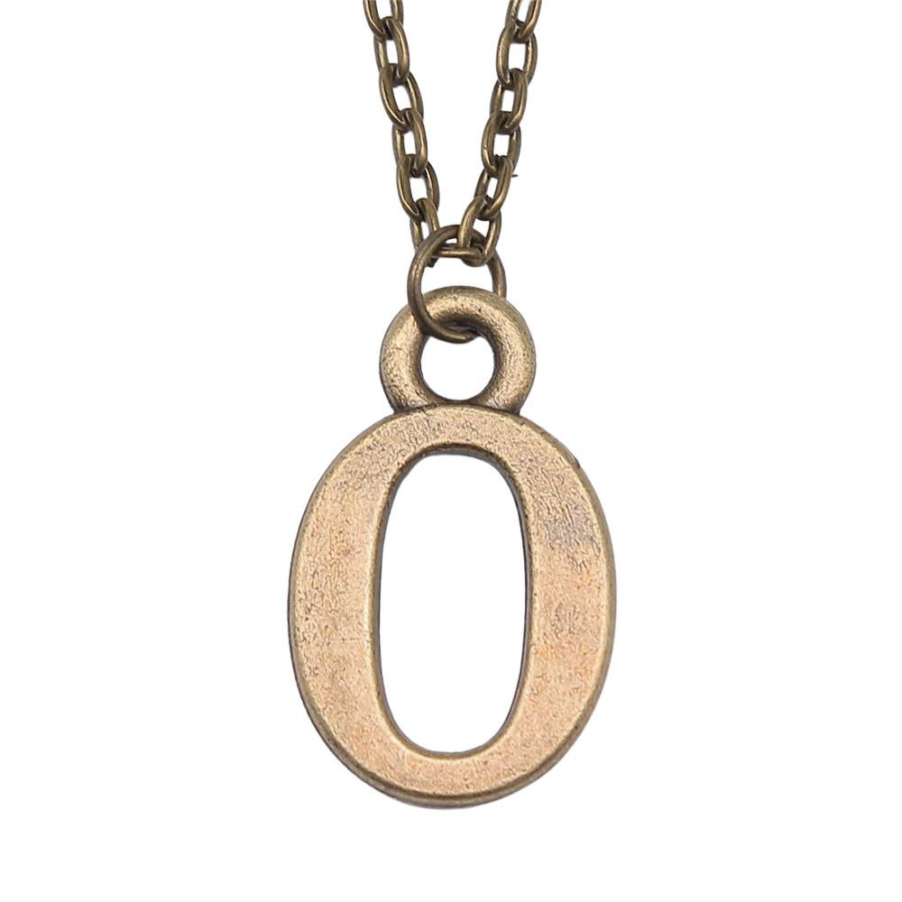 Necklace On The Neck 43cm Chain Arabic Number Tags Kids' Jewelry Materials QN007