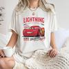 Summer Lightning Mcqueen and Sally T Shirt For Couples Mcqueen Sally Tshirts Print Tee For Unisex Women Streetwear Casual Tops