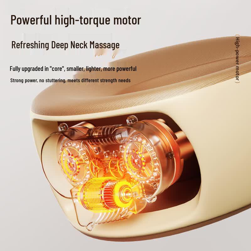 AUX U-Shaped Neck Massager with Red Light Heat & Kneading CN plug (adapter included)