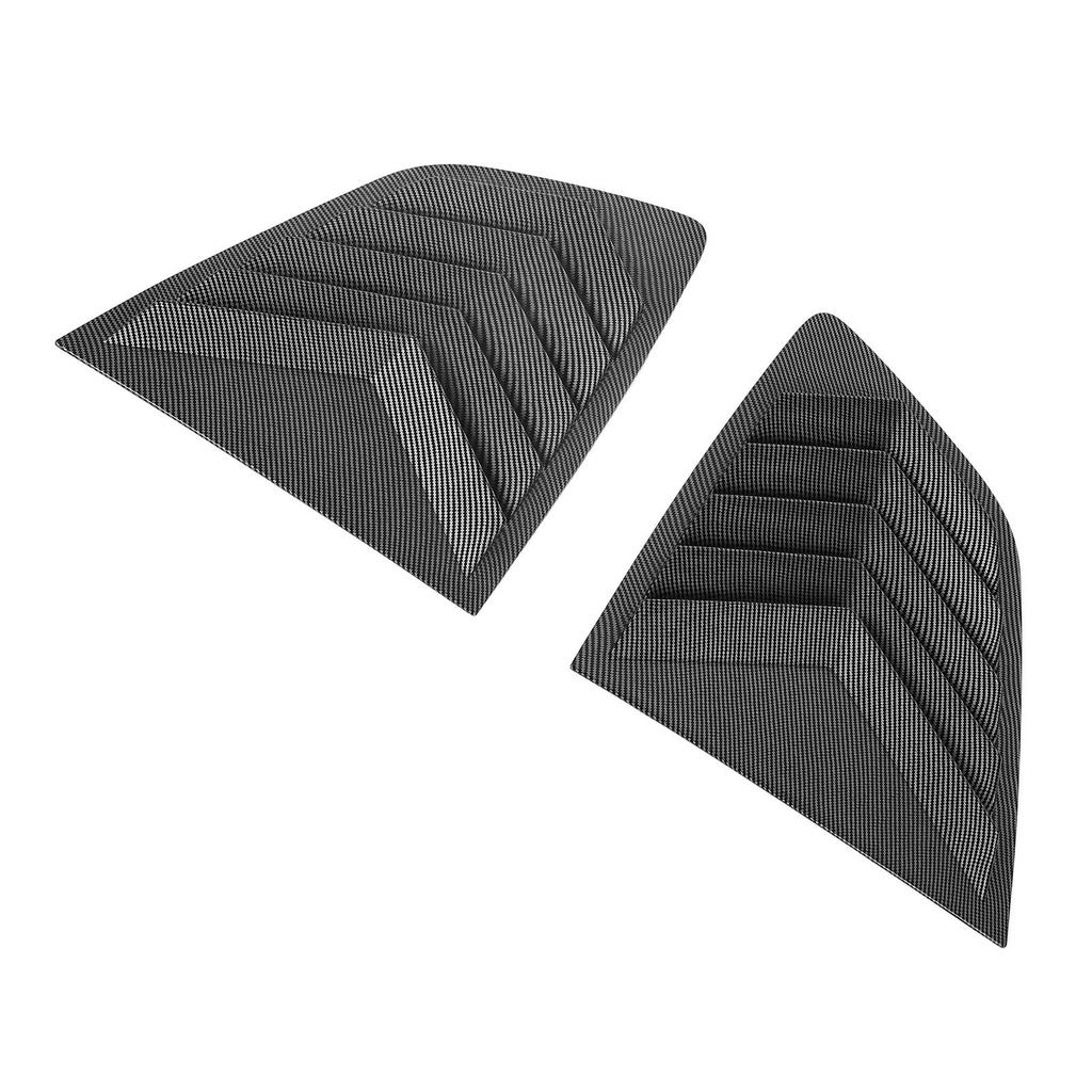 2Pcs Rear Side Window Louver Cover Fade Proof Sporty Look Rear Window   Vent Scoop Shutter Cover Blind for X3  3 G01 2018 and Later