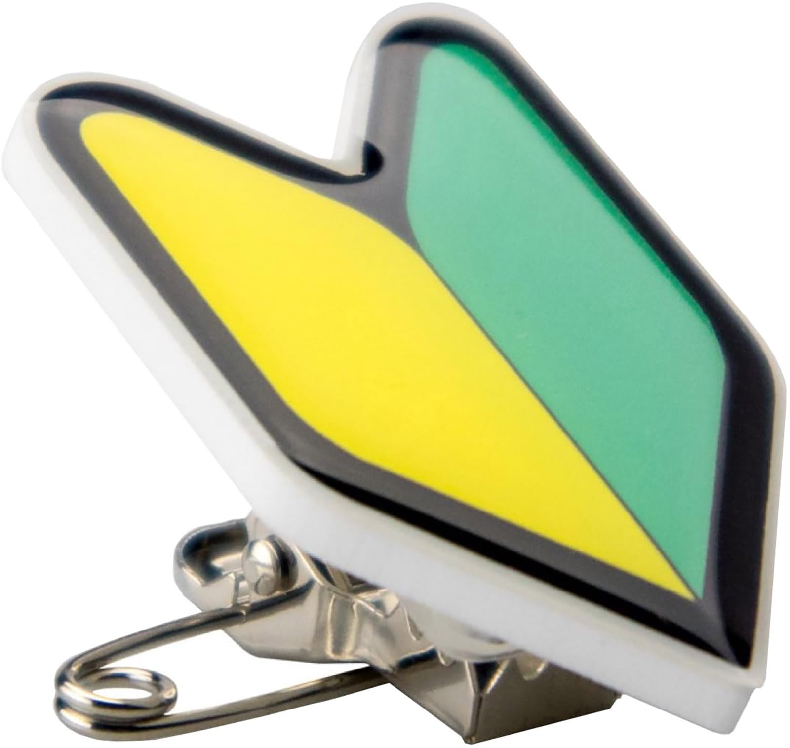 

Towamark Young Leaf Set of x x 2 Made in Badge, Mark, 2, Approx. 2.3 3.5 cm, Japan, Yellow/Green, NBE-001