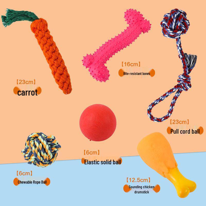 Bite-Resistant Plush Squeaky Chicken Toy for Teething Puppies and Small Dogs