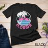 Florida Pink Flamingo Heart T-Shirt - 80s Retro Vintage Unisex T-shirt