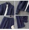 Korean-Style Women's Spring/Autumn Sportswear Set: Loose Hooded Sweatshirt & Wide-Leg Pants