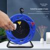 Heavy-Duty Cable Reel with Power Sockets