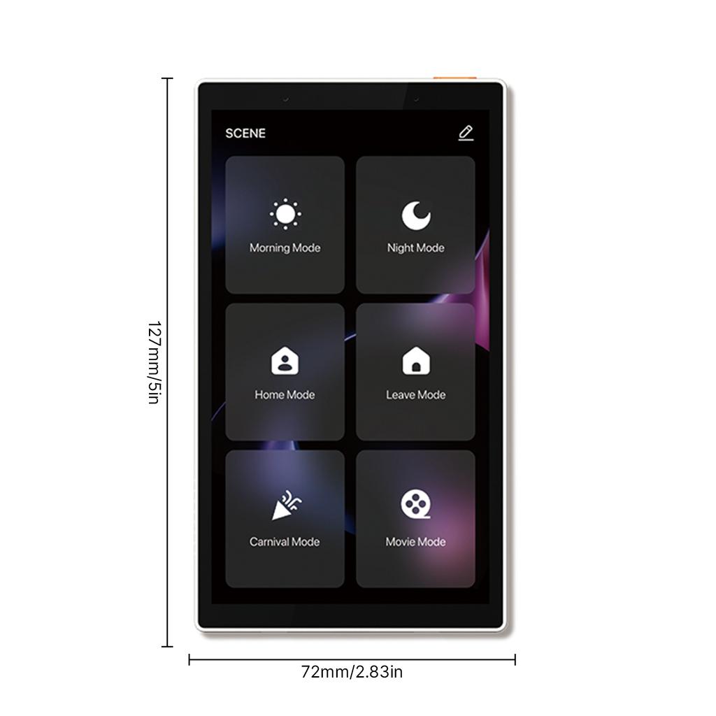 5 Inch Smart Home Control Panel Touchscreen All-in-One Home Devices Switch Wall Mount Smart Panel