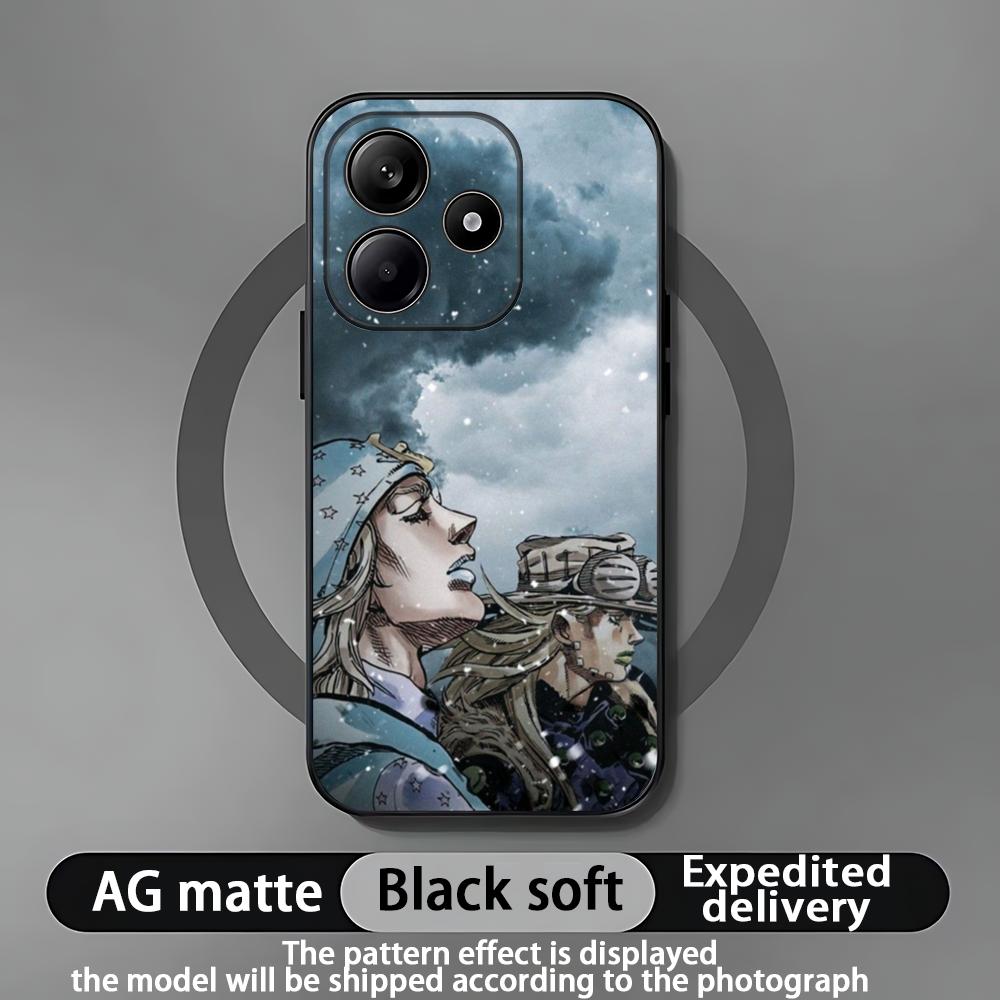 

Чохол для телефону JOJO Steel Ball Run Для Xiaomi Redmi Note 14 13 12 11 Pro Plus S 5G 14C A3 М який чорний чохол для телефону Redmi Note 12