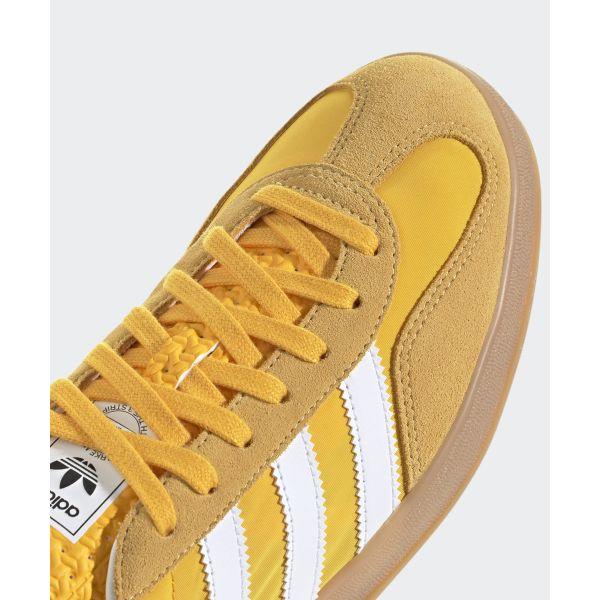 adidas Mens Gazelle Indoor Crew Yellow Men Sneakers Cloud-White Almost-Yellow IE6606