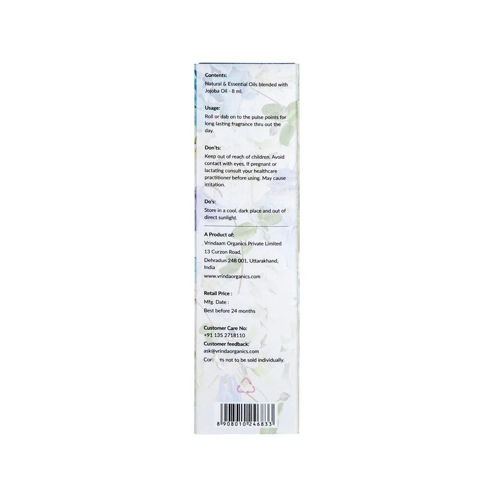 Масло-роллер из Сандалового дерева (8 мл), Sandalwood Aromatic Oil Roller Bottle,  Vrindaam