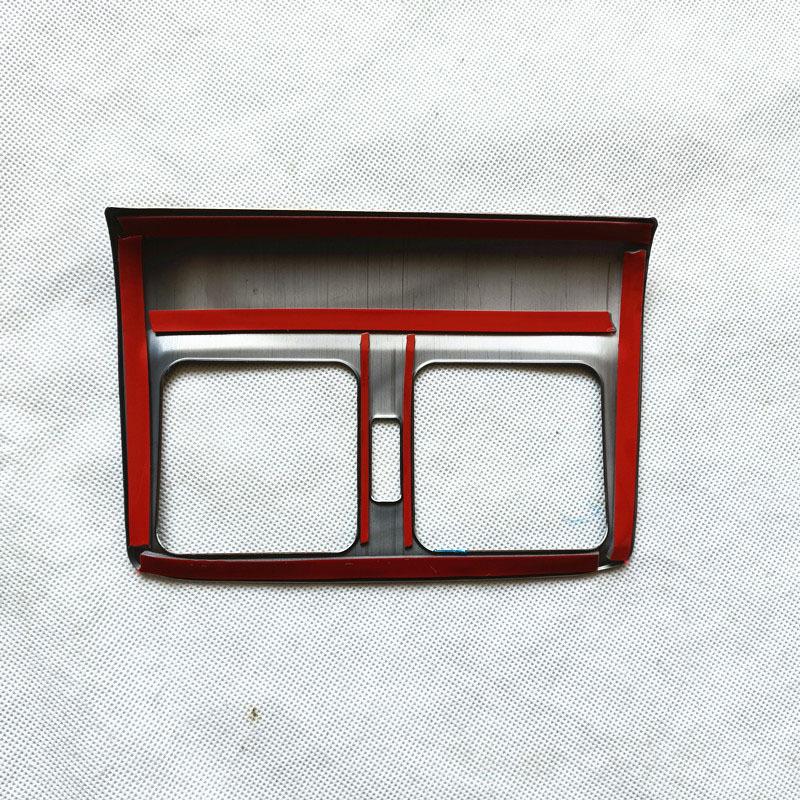 Back Rear Air Vent Trim Cover for Toyota Venza Harrier XU80 Car Styling Sticker Metal Interior Accessories