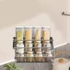 Large Capacity Pull Down Cabinet Spice Rack Space Saving Retractable Spice Rack  Bathroom