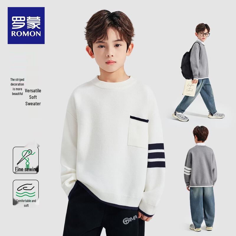 

Romens Boys Soft Knit Crewneck Sweater 140