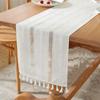 Woven Table Cover Nordic Style Tablecloth INS Cotton Linen Table Runner  Table Decor