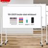 Mobile Magnetic Double-Sided Whiteboard Stand for Home, Office, or Training - Small Size