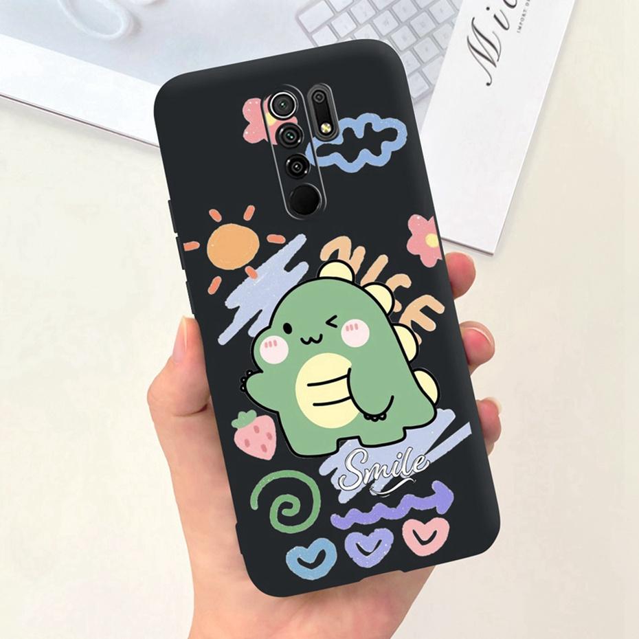For Xiaomi Redmi 9 Cute Animal Cartoon Phone Case For Redmi 9 Prime Redmi9 China Version Candy Color Soft Silicon TPU Back Cover
