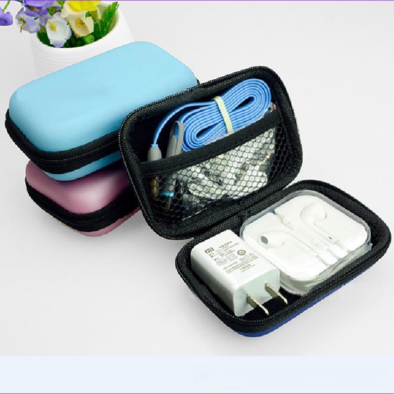 T3038 Multi-functional Cable & Earphone Storage Bag with Coin Zipper