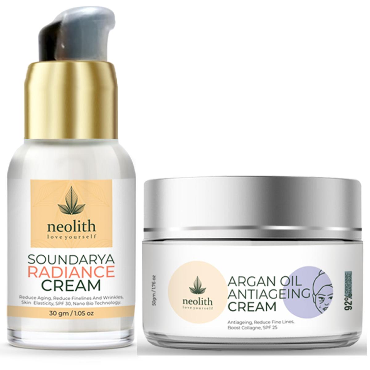 

Антивозрастной крем для лица с аргановым маслом Neolith с SPF 25 || Для подтяжки кожи, тонких линий, морщин, восстановления кожи, сияющей кожи || 50 GM 80 GM белый