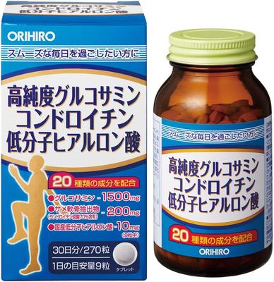 Japan Hochreines Glucosamin Chondroitin Hyaluronsäure 270 Tabletten s865