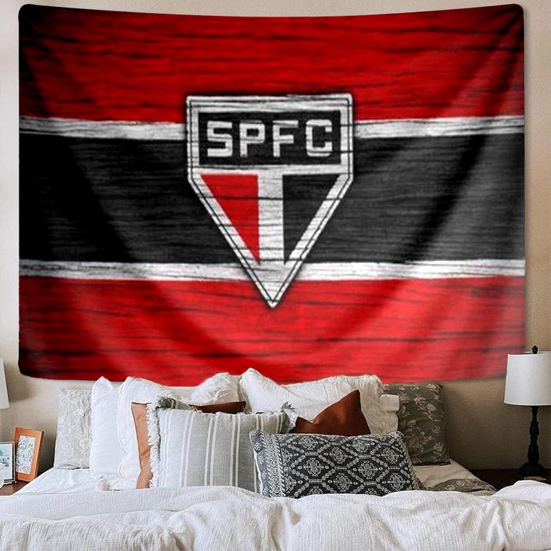 1PC Sc Internacional Crest Tapestry, Unique Design Tapestry, Wall Decor for Bedroom,Livingroom, Playroom,Heartwarming Fan Holiday Gifts