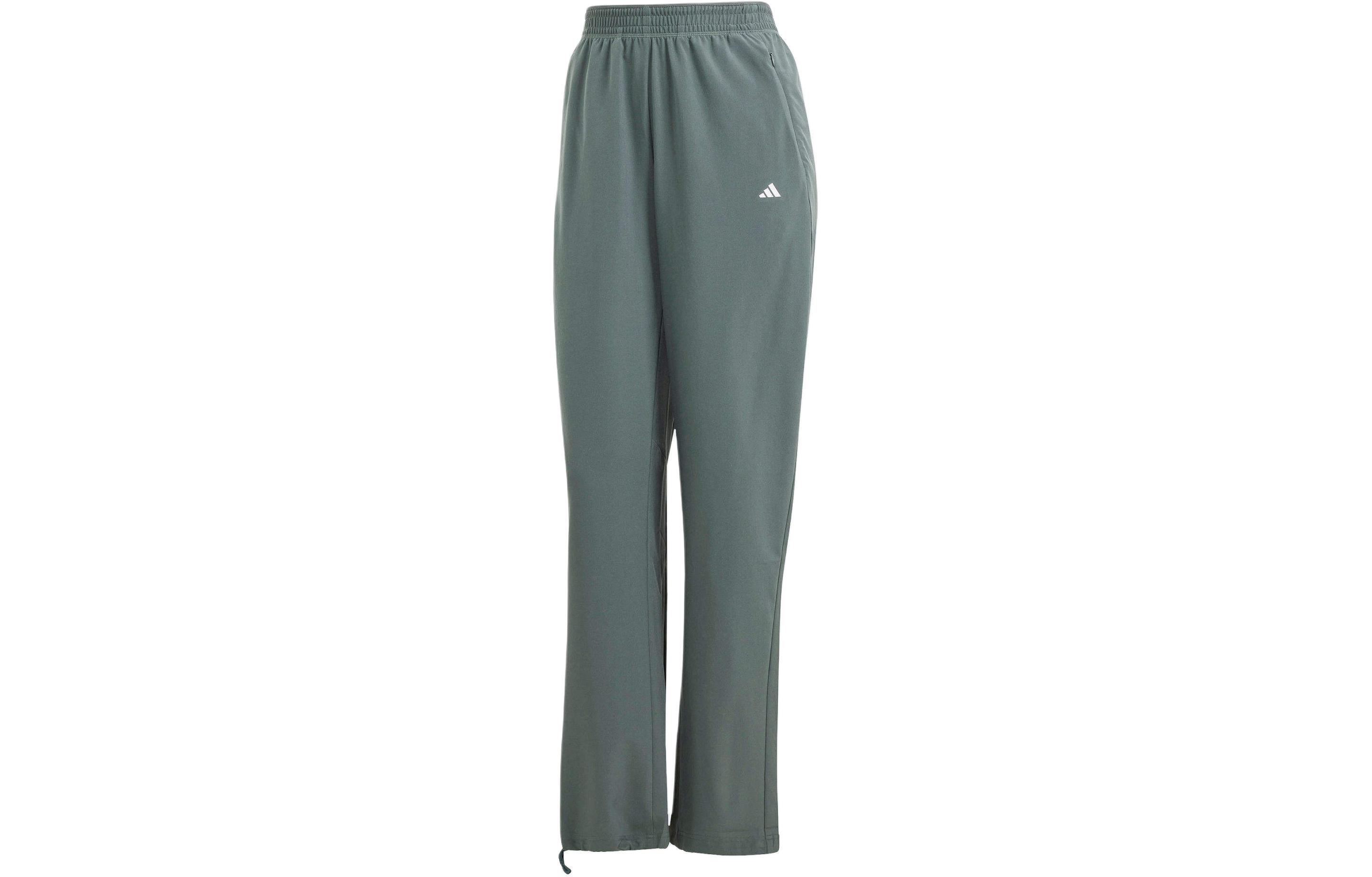Adidas Training Pants Knitted Sweatpants Women s Gray Green IT9171 L