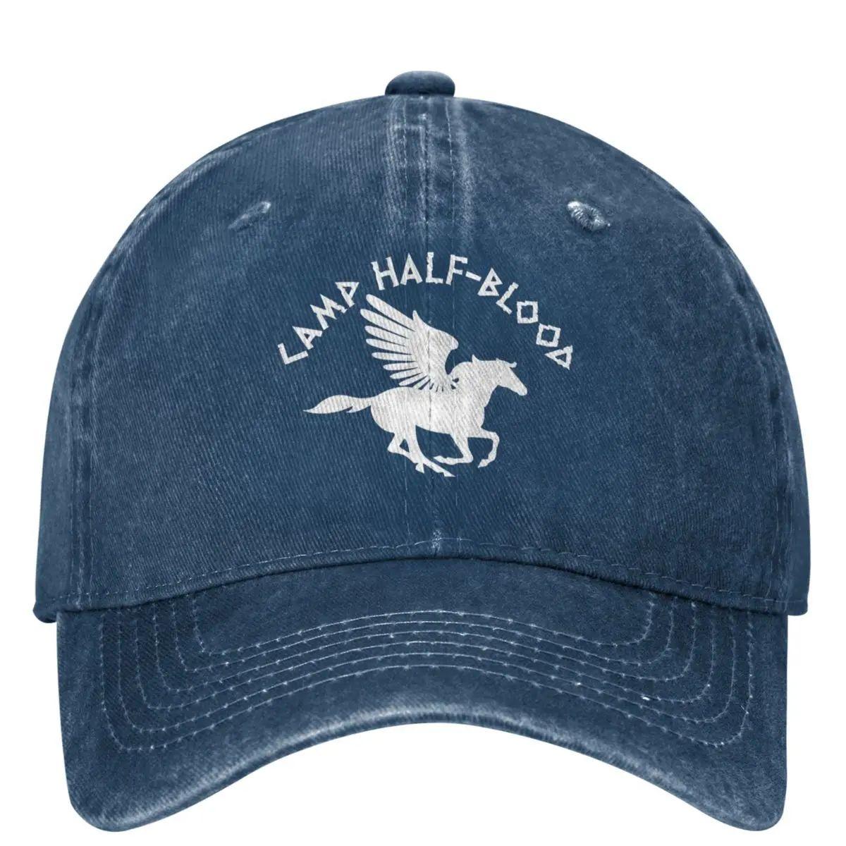 Yiran bag Percy Jackson Kamp Halfbloed Baseballpet Skelet Pegasus Wit Logo Hip Hop Papa Hoeden Mannen Vrouwen Zonnekleppen Baseballpetten Adjustable