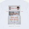 SIEG Cotton Oversized Lettering Short Sleeve T-Shirt White (Piibd8106)