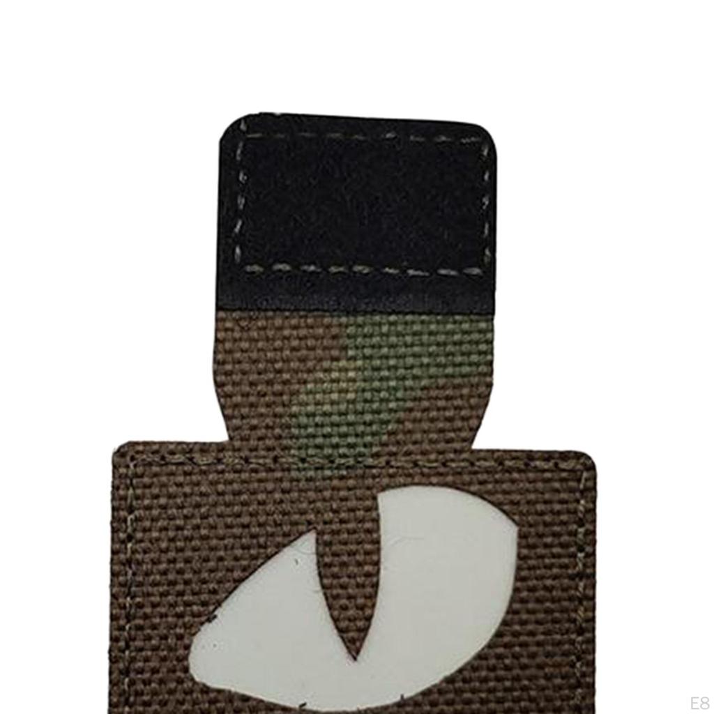 Dark Eyes Embroidered Applique Patch for Hat