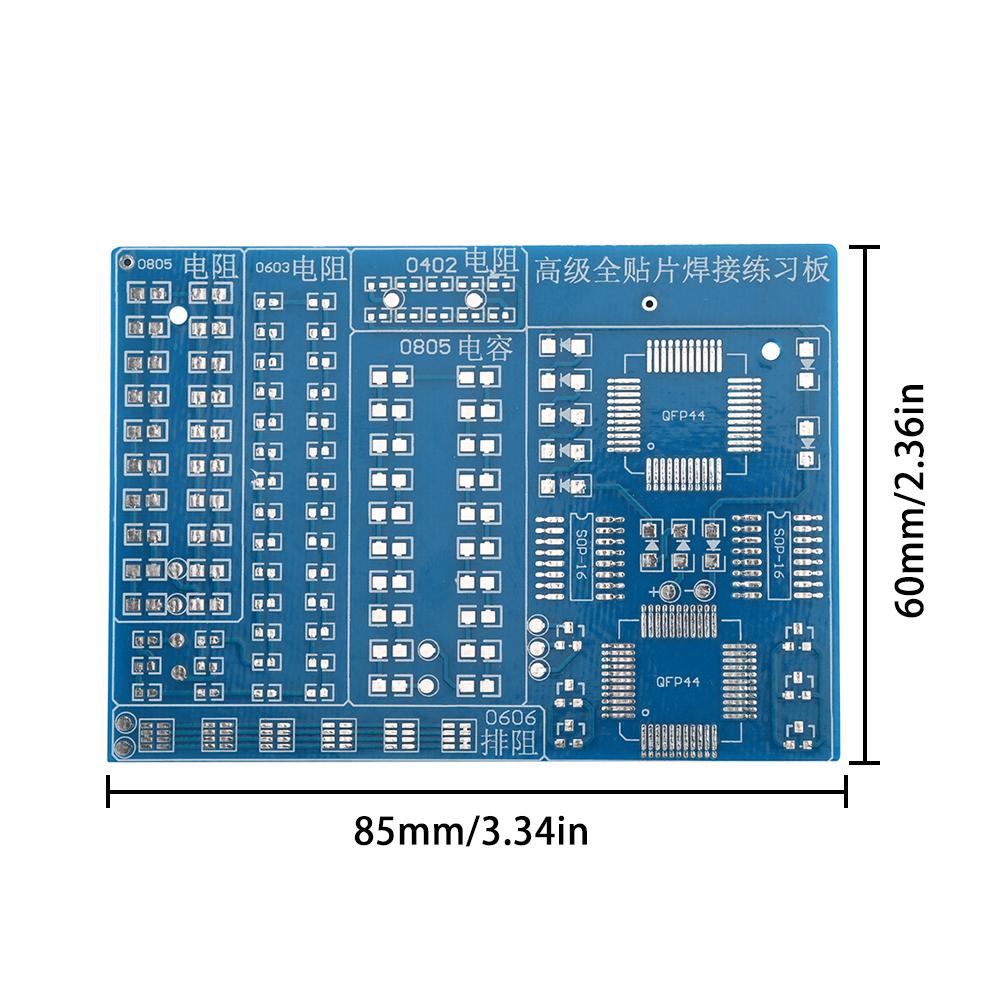 Soldering Practice Kit DIY SMD SMT Welding Practice Soldering Skill Training Board for School Learning Project